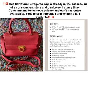 Authentic Salvatore Ferragamo